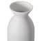 Uniquewise Contemporary White Cylinder Shaped Ceramic Table Flower Vase Holder, 9 Inch QI004364.M - alternate 7